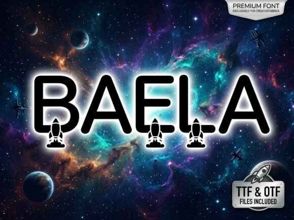 Baela: The High-Flying Display Typeface for Bold Branding