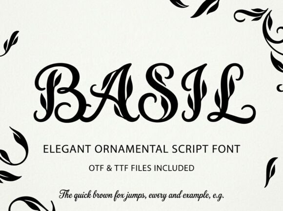 Basil: A Bold Display Font for Eye-Catching Campaigns