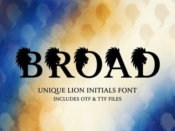 Broad: The Bold Display Typeface for Standout Branding