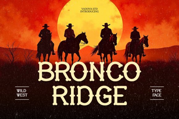 Bronco Ridge: The Bold Display Font for Scroll-Stopping Campaigns