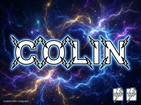 Colin: The High-Voltage Display Typeface for Campaigns That Demand Attention