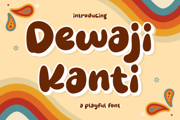 Dewaji Kanti: The Retro Display Typeface for Cozy Editorial Design