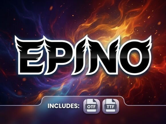 Epino: A Modern Display Font for Web Design Projects