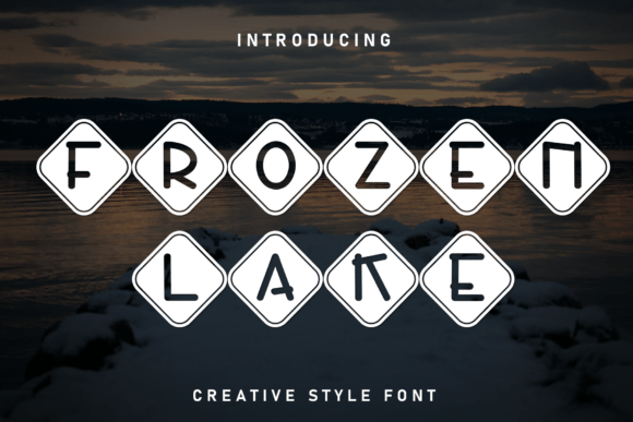 Frozen Lake: A Premium Display Font for Bold Brand Identity