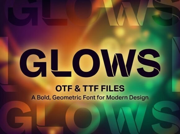 Glows: A Professional Display Font for Your Brand