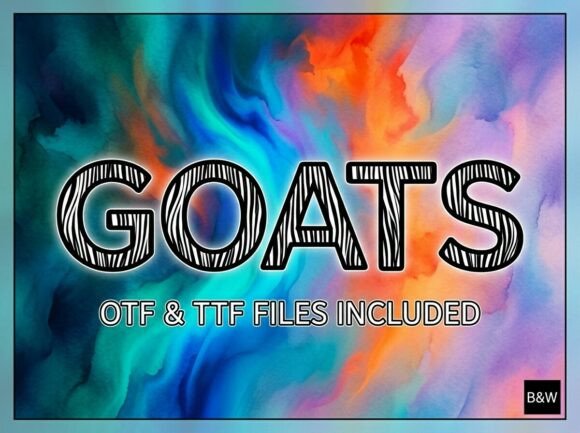 Goats Font for Web Design