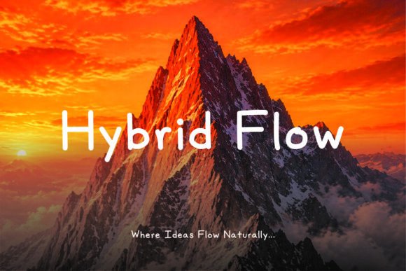 Hybrid Flow: The Monoline Display Typeface for Editorial Design