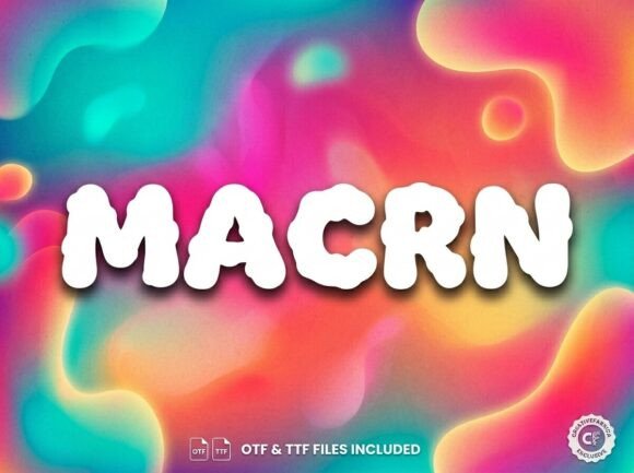 Macrn: A Display Typeface for Editorial Identity