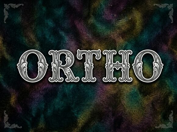 Ortho: A Bold Display Typeface for Modern Web Design