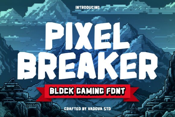 Pixel Breaker: The Bold Display Font for Modern Branding