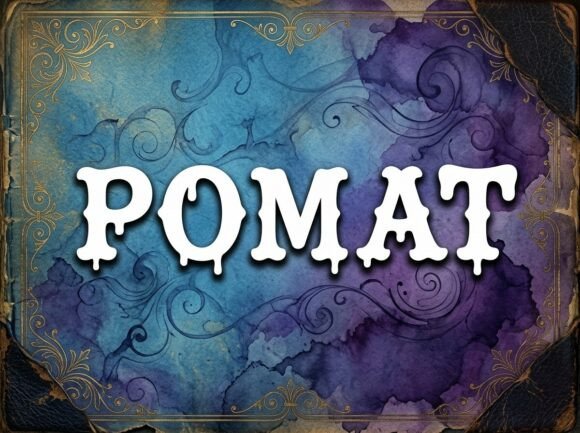 Pomat: A Display Typeface for Modern Editorial Design