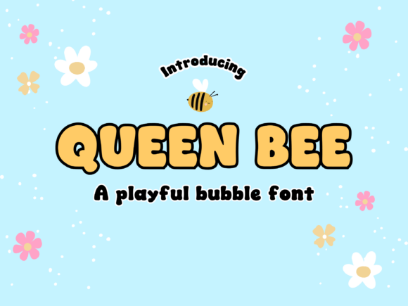 Queen Bee Font: A Vibrant Display Typeface for Digital Brands