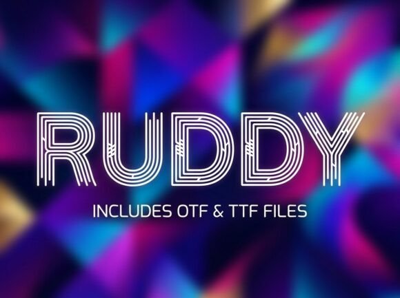 Ruddy: The Display Typeface That Elevates Editorial Design