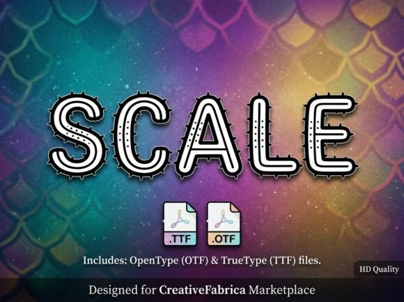 Scale: The Display Typeface for Mythical Editorial Design
