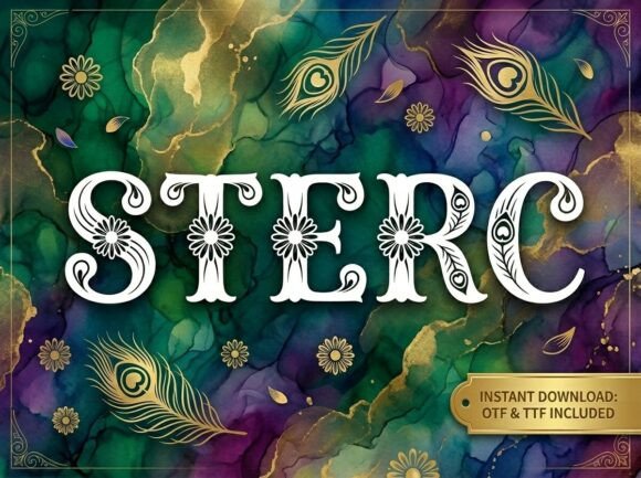 Sterc: The Perfect Display Typeface for Handmade Branding