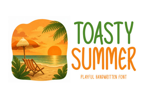 Toasty Summer: The Handwritten Font That Elevates Digital Branding
